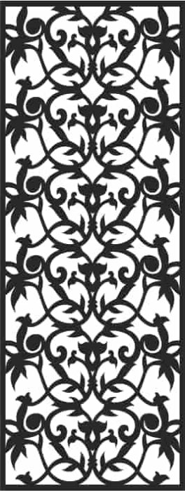 Free Download Vectors, Floral Seamless Pattern Free Laser Cut Vector