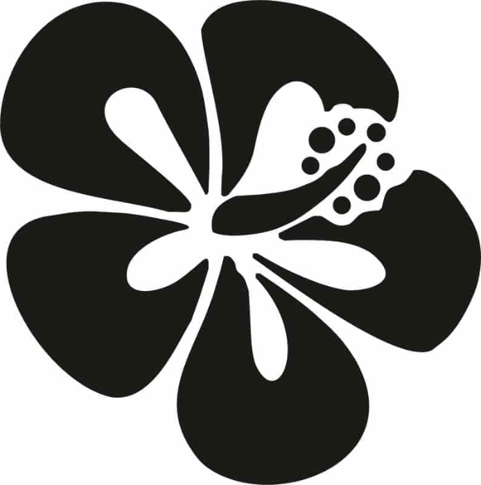 Free Download Vectors, Flor Surf Floral Free Laser Cut Vector