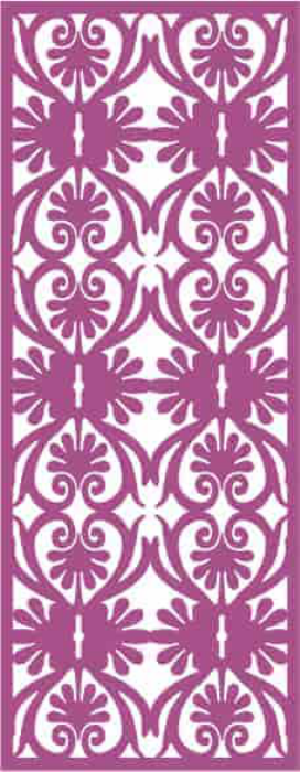 Free Download Vectors, Floral Motif Vector Seamless Pattern Free Laser Cut Vector