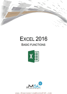 Excel 2016 Basic Functions Book