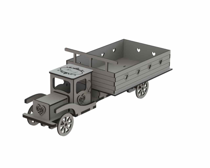 Free Download Vectors, Truck Laser Cut Free Laser Cut Vector