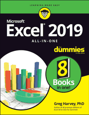 Excel 2019 All in One For Dummies Book