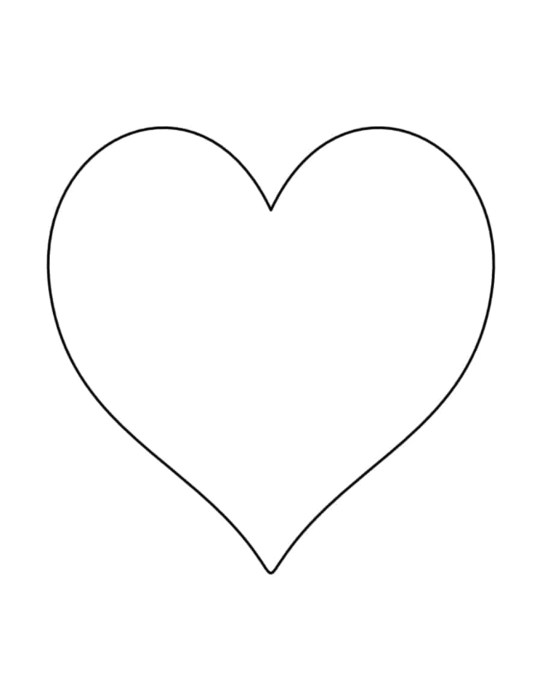 Free Download Vectors, Laser Cut 7 Inch Heart Sticker Cut Out Vector