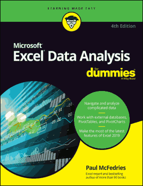 Excel Data Analysis for Dummies 4th Edition Book