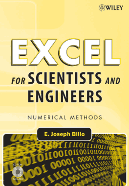 Excel for Scientists and Engineers Book