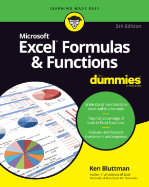 Excel Formulas Functions For Dummies 5th Ed Book