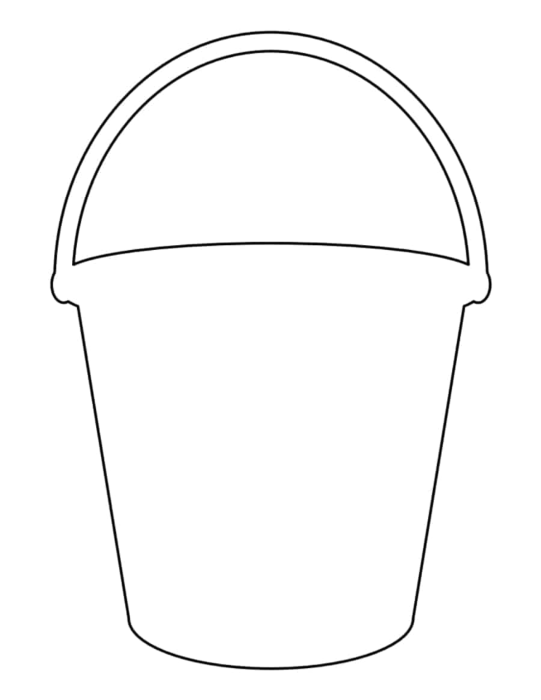 Free Download Vectors, Laser Cut Bucket Sticker Cut Out Vector