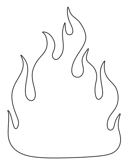 Free Download Vectors, Laser Cut Fire Sticker Cut Out Vector