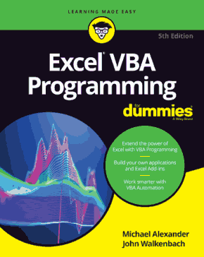 Excel VBA Programming 5th Edition Book