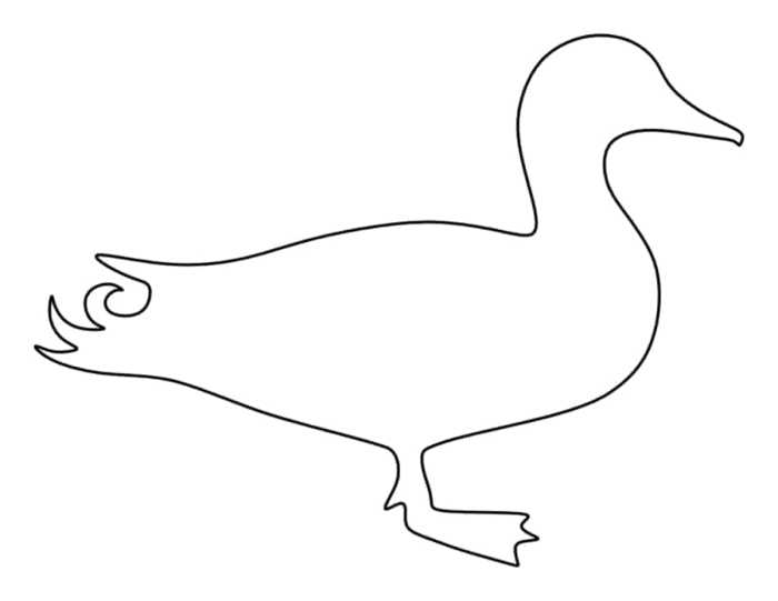 Free Download Vectors, Laser Cut Mallard Duck Sticker Cut Out Vector