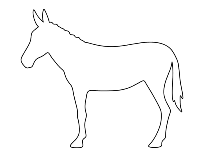 Free Download Vectors, Laser Cut Mule Sticker Cut Out Vector