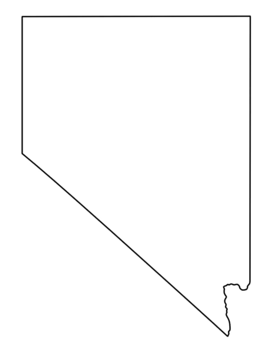 Free Download Vectors, Laser Cut Nevada Sticker Cut Out Vector