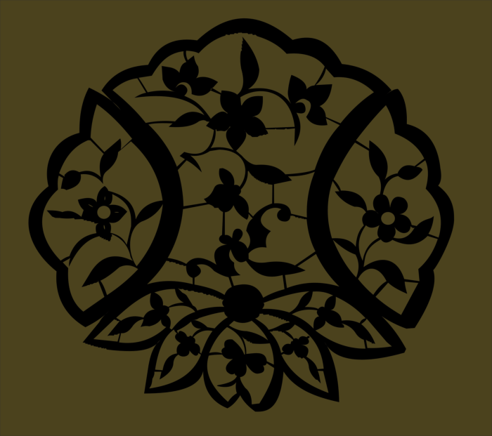 Free Download Vectors, Seamless Floral Pattern Laser Cut DXF File