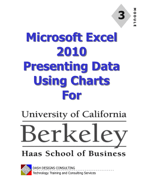 Microsoft Excel 2010 Presenting Data Using Charts Book