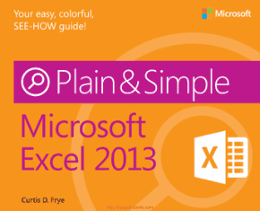 Microsoft Excel 2013 Plain Simple Book