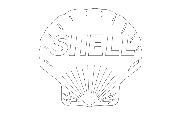 Free Download Vectors, Shell Laser Cut DXF File