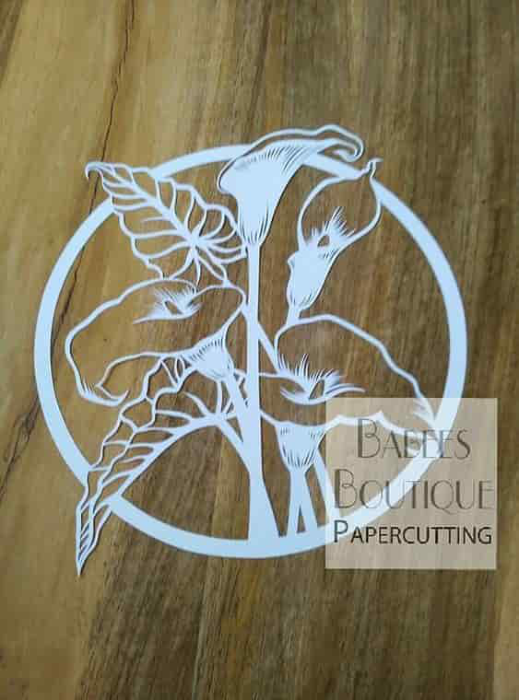 Free Download Vectors, Panno Lilii Free Laser Cut Vector