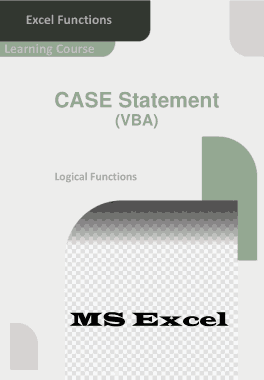 Excel CASE Statement How to Use in VBA Book