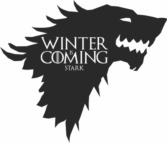 Free Download Vectors, Game Of Thrones Stark Free Laser Cut Vector