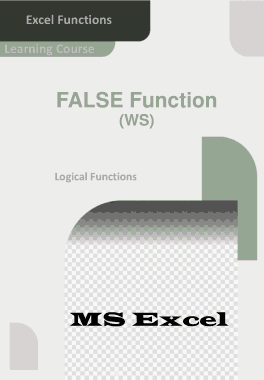 Excel FALSE Function How to Use in WS Book
