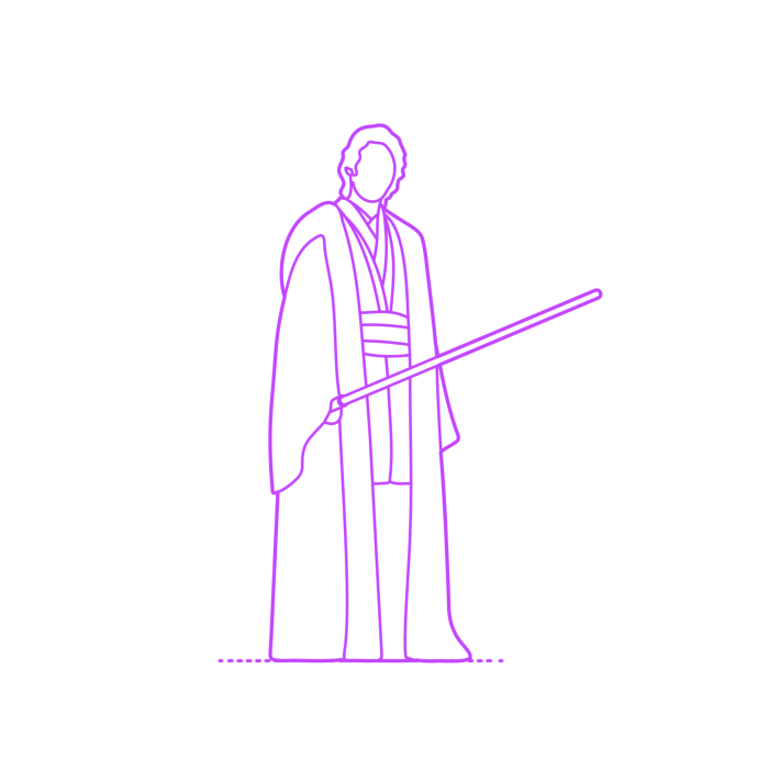 Free Download Vectors, Pop Culture Star Wars Anakin Skywalker Drawing Svg Vector