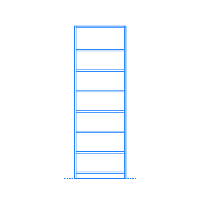 Free Download Vectors, Furniture Bookcases Ikea Billy Bookcase Wide Tall Extension Line Art Svg Vector