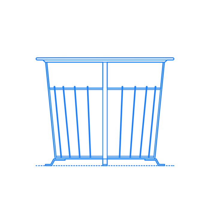 Free Download Vectors, Furniture Coffee Tables Ikea Gualov Storage Table Outline Svg Vector