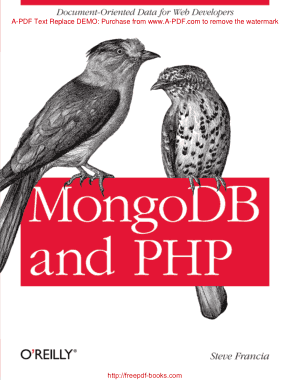 MongoDB and PHP Book