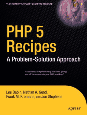PHP 5 Recipes Book