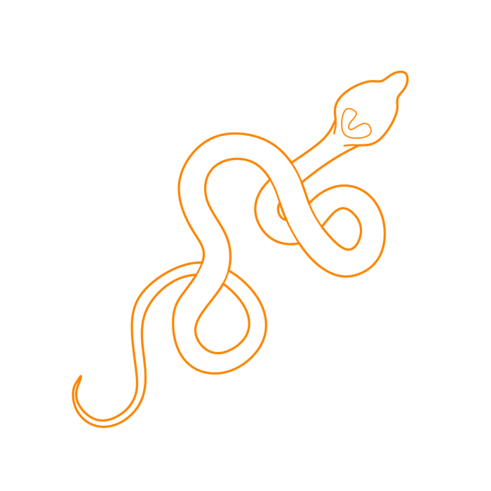 Free Download Vectors, Animals Snakes Indian Cobra Line Tracing Svg Vector