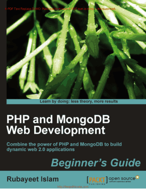 PHP And Mongodb Web Development Book