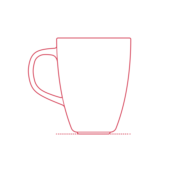Free Download Vectors, Objects Coffee Mugs Ikea Vardera Mug Line Tracing Svg Vector