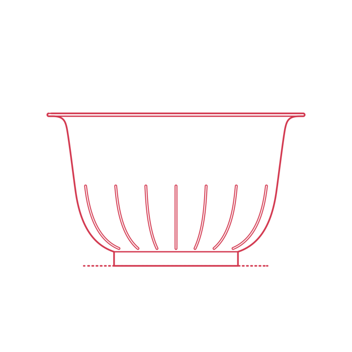 Free Download Vectors, Objects Cooking Utensils Ikea Vispad Colander Outline Svg Vector