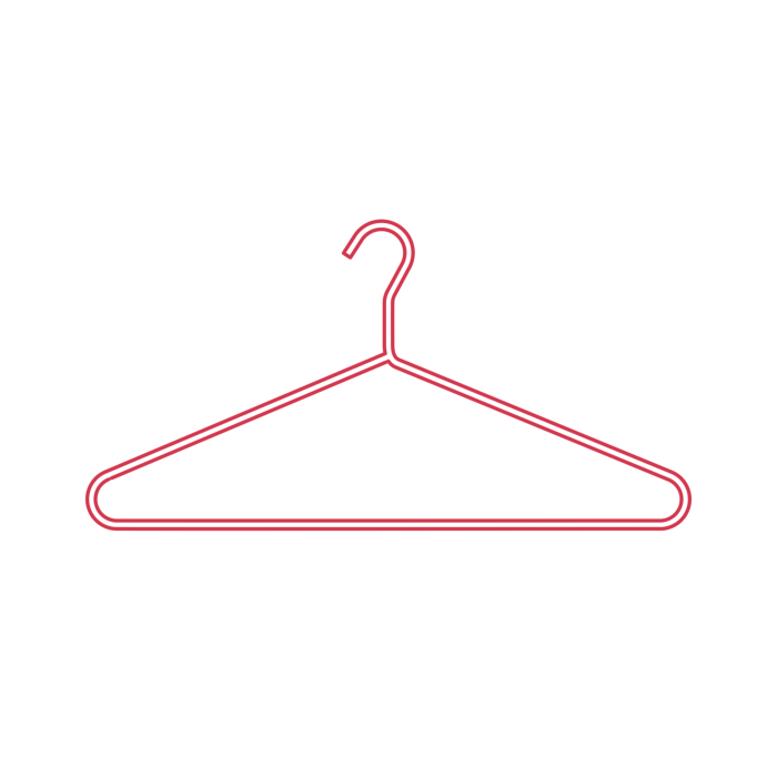 Free Download Vectors, Objects Hangers Chrome Metal Hanger Outline Svg Vector