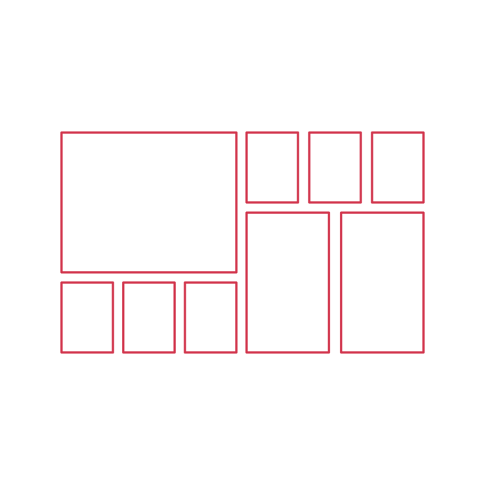 Free Download Vectors, Objects Picture Frames Ikea Pjatteryd Pictures Set 9 Outline Svg Vector