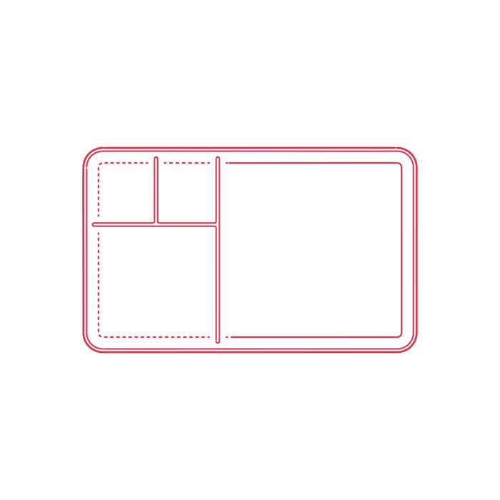 Free Download Vectors, Objects Plates Ikea 365 Compartment Plate Line Tracing Svg Vector
