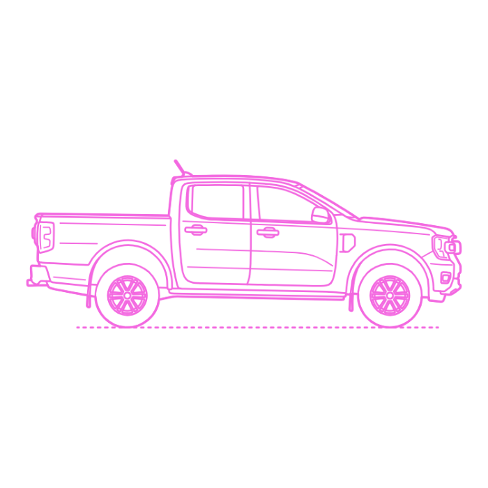 Free Download Vectors, Transport Mid Size Pickup Trucks Ford Ranger Line Tracing Svg Vector