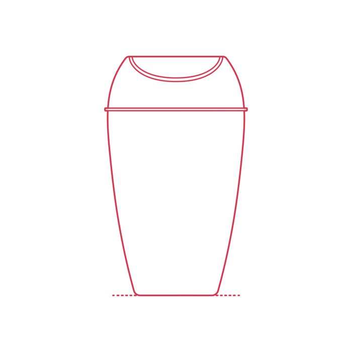 Free Vector, Objects Bathroom Trash Cans Umbra Twirla Trash Can Outline Svg Vector
