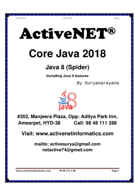 Core Java 8 Spider Book