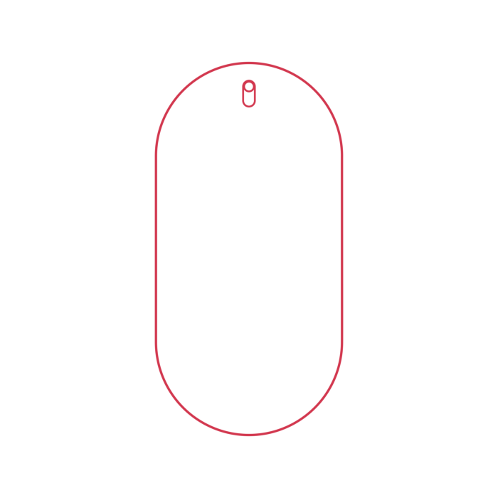 Free Download Vectors, Objects Wall Mirrors Hang 1 Capsule Mirror Outline Svg Vector