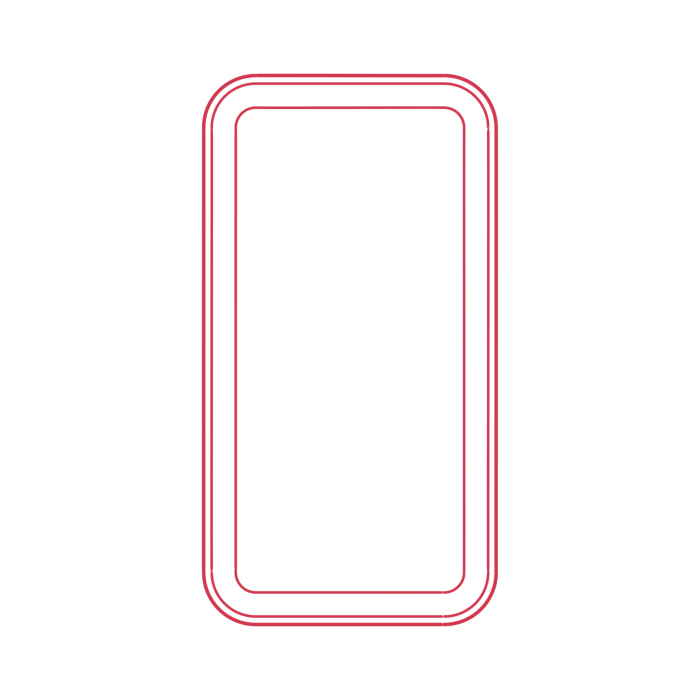 Free Download Vectors, Objects Wall Mirrors Magis Deja Vu Mirror Rectangle Line Tracing Svg Vector