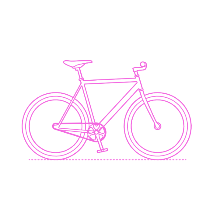 Free Download Vectors, Transport Bicycles Fixed Gear Bicycle Fixie Line Art Svg Vector