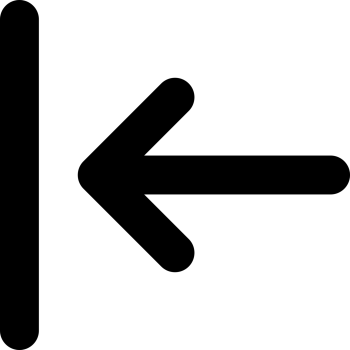 Free Download Vectors, Arrow Narrow Left Alignment Icon Svg Vector