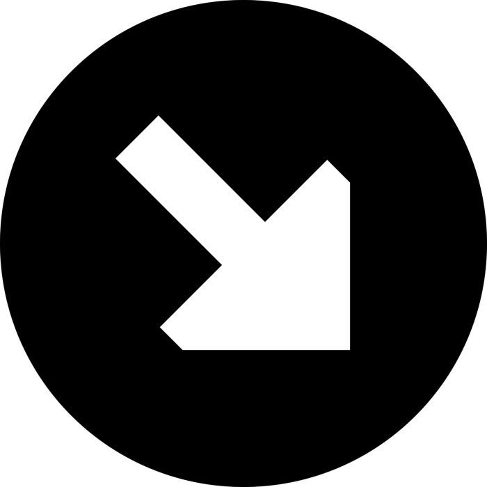 Free Download Vectors, Circle Arrow Down Right Icon Svg