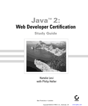 Java 2 Web Developer Certification Study Guide Book