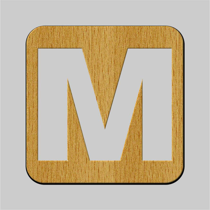 Free Download Vectors, Trace Alphabet Letter M Free Vector