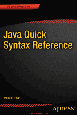 Java Quick Syntax Reference Book