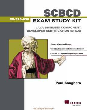 SCBCD Exam Study Kit Java Business Component Developer Certification for EJB Book