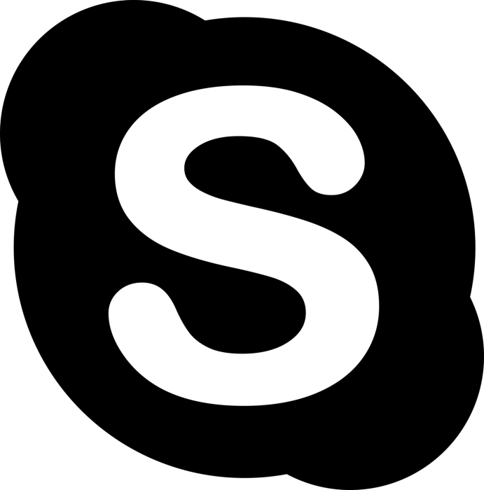 Free Download Vectors, Skype Icon Svg