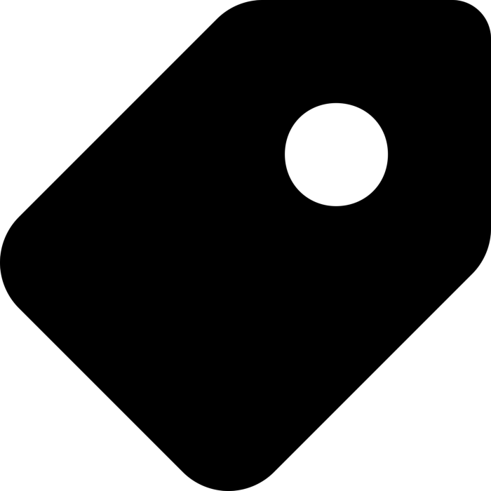 Free Download Vectors, Tag Icon Svg Vector